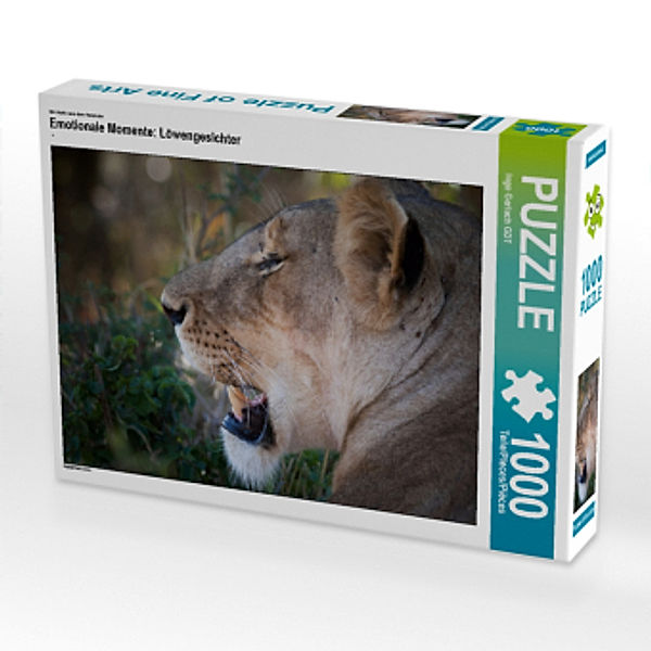 CALVENDO Puzzle Emotionale Momente: Löwengesichter 1000 Teile Lege-Größe 64 x 48 cm Foto-Puzzle Bild von Ingo Gerlach GD, Calvendo