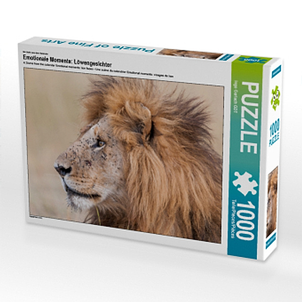 CALVENDO Puzzle Emotionale Momente: Löwengesichter 1000 Teile Lege-Größe 64 x 48 cm Foto-Puzzle Bild von Ingo Gerlach GD, Calvendo