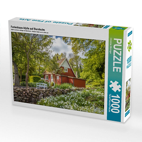 CALVENDO Puzzle Ferienhaus-Idylle auf Bornholm 1000 Teile Lege-Größe 64 x 48 cm Foto-Puzzle Bild von Christian Müringer, Calvendo