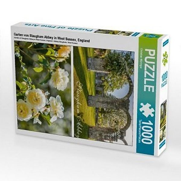 CALVENDO Puzzle Garten von Slaugham Abbey in West Sussex, England 1000 Teile Lege-Größe 48 x 64 cm Foto-Puzzle Bild von, Calvendo