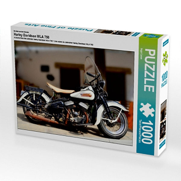 CALVENDO Puzzle Harley Davidson WLA 750 1000 Teile Lege-Größe 64 x 48 cm Foto-Puzzle Bild von Ingo Laue, Calvendo