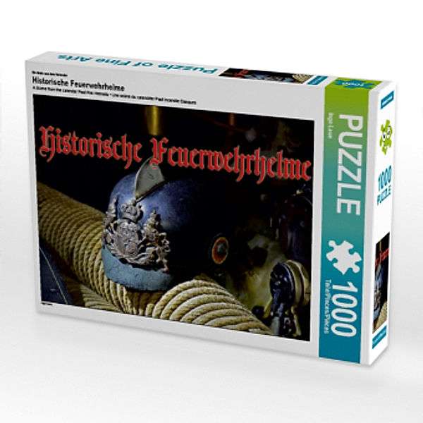 CALVENDO Puzzle Historische Feuerwehrhelme 1000 Teile Lege-Größe 64 x 48 cm Foto-Puzzle Bild von Ingo Laue, Calvendo