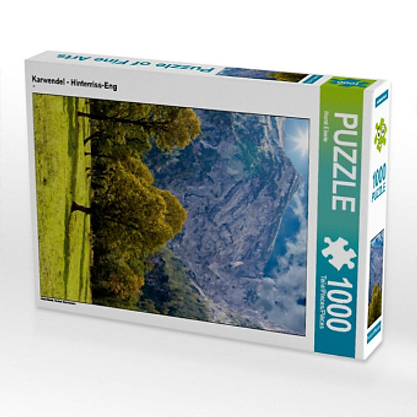 CALVENDO Puzzle Karwendel - Hinterriss-Eng 1000 Teile Lege-Größe 48 x 64 cm Foto-Puzzle Bild von Horst Eisele, Calvendo