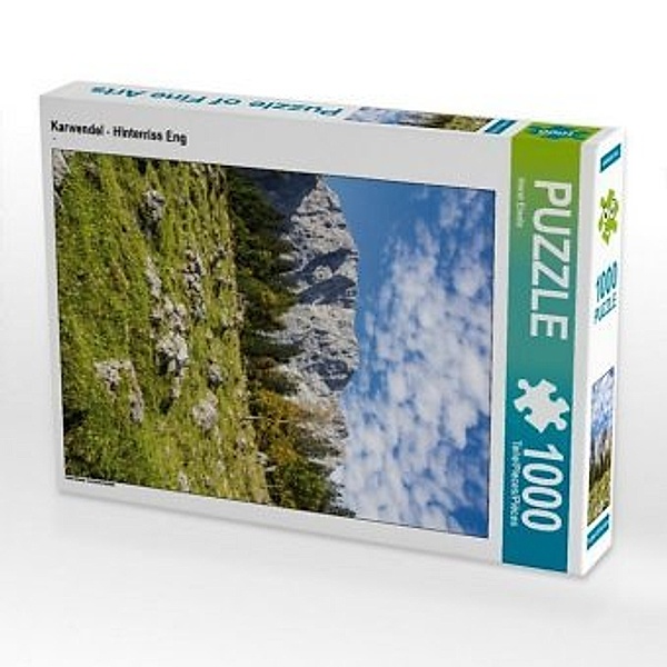 CALVENDO Puzzle Karwendel - Hinterriss Eng 1000 Teile Lege-Größe 48 x 64 cm Foto-Puzzle Bild von Horst Eisele, Calvendo