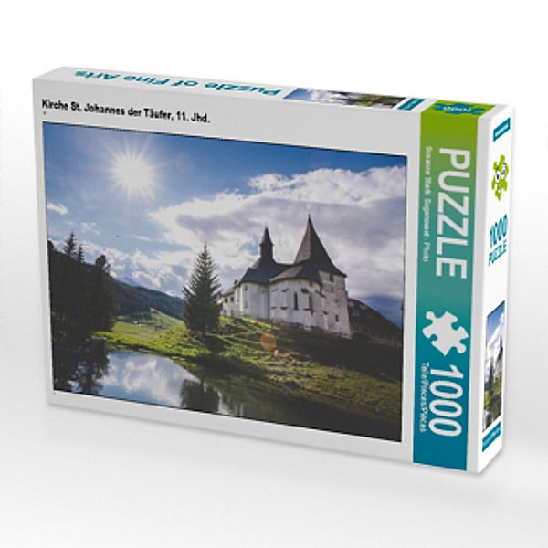 CALVENDO Puzzle Kirche St. Johannes der Täufer, 11. Jhd. 1000 Teile Lege-Größe 64 x 48 cm Foto-Puzzle Bild von Susanne S, Calvendo