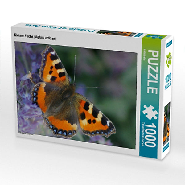 CALVENDO Puzzle Kleiner Fuchs (Aglais urticae) 1000 Teile Lege-Größe 64 x 48 cm Foto-Puzzle Bild von kattobello, Calvendo