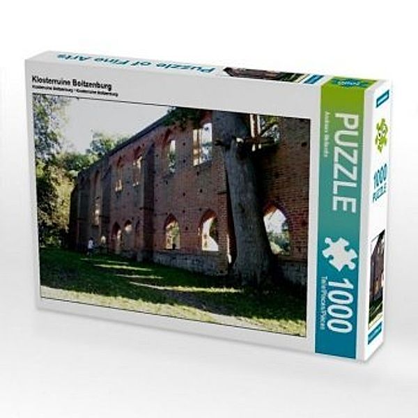 CALVENDO Puzzle Klosterruine Boitzenburg 1000 Teile Lege-Größe 64 x 48 cm Foto-Puzzle Bild von Andreas Mellentin, Calvendo