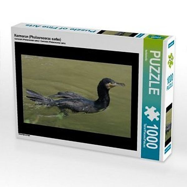 CALVENDO Puzzle Kormoran (Phalacrocorax carbo) 1000 Teile Lege-Größe 64 x 48 cm Foto-Puzzle Bild von kattobello, Calvendo