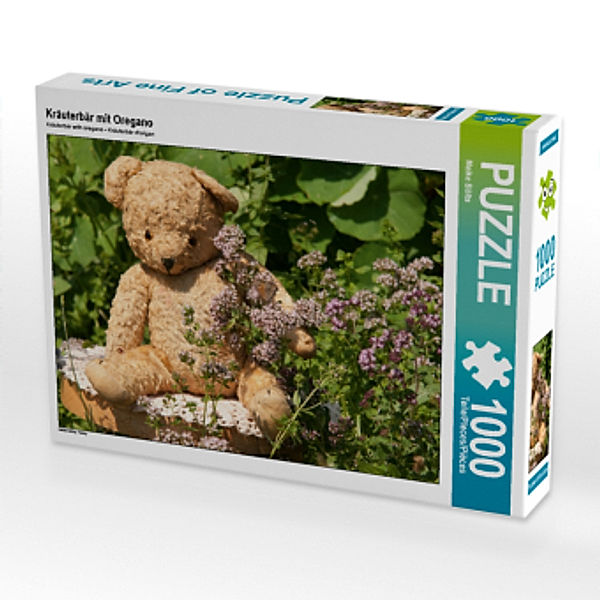 CALVENDO Puzzle Kräuterbär mit Oregano 1000 Teile Lege-Größe 64 x 48 cm Foto-Puzzle Bild von Meike Bölts, Calvendo