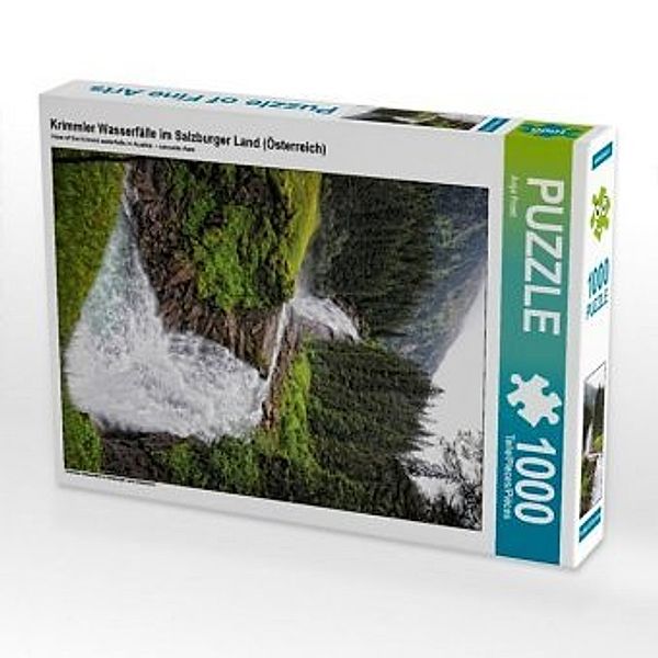 CALVENDO Puzzle Krimmler Wasserfälle im Salzburger Land (Österreich) 1000 Teile Lege-Größe 48 x 64 cm Foto-Puzzle Bild v, Calvendo