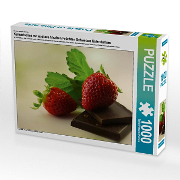 CALVENDO Puzzle Kulinarisches mit und aus frischen Früchten Schweizer Kalendarium 1000 Teile Lege-Größe 64 x 48 cm Foto-, Calvendo