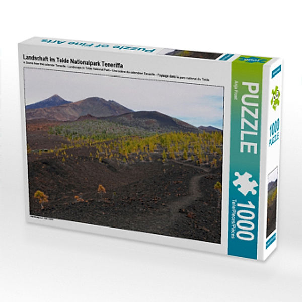 CALVENDO Puzzle Landschaft im Teide Nationalpark Teneriffa 1000 Teile Lege-Größe 64 x 48 cm Foto-Puzzle Bild von Anja Fr, Calvendo