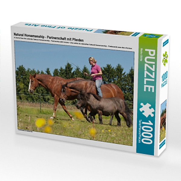 CALVENDO Puzzle Natural Horsemanship - Partnerschaft mit Pferden 1000 Teile Lege-Größe 64 x 48 cm Foto-Puzzle Bild von M, Calvendo