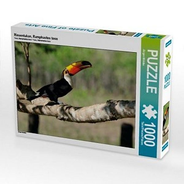 CALVENDO Puzzle Riesentukan, Ramphastos toco 1000 Teile Lege-Größe 64 x 48 cm Foto-Puzzle Bild von Jürgen Wöhlke, Calvendo