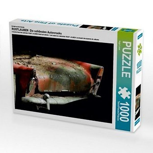 CALVENDO Puzzle ROSTLAUBEN Die schönsten Autowracks 1000 Teile Lege-Größe 64 x 48 cm Foto-Puzzle Bild von Ingo Laue, Calvendo