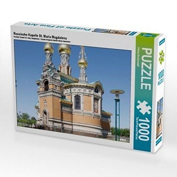 CALVENDO Puzzle Russische Kapelle St. Maria Magdalena 1000 Teile Lege-Größe 64 x 48 cm Foto-Puzzle Bild von Petrus Boden, Calvendo