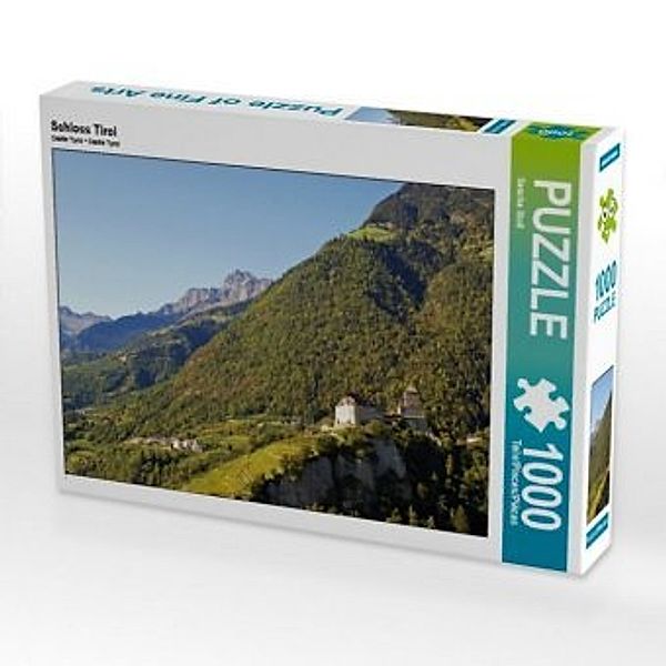 CALVENDO Puzzle Schloss Tirol 1000 Teile Lege-Größe 64 x 48 cm Foto-Puzzle Bild von Sascha Stoll, Calvendo