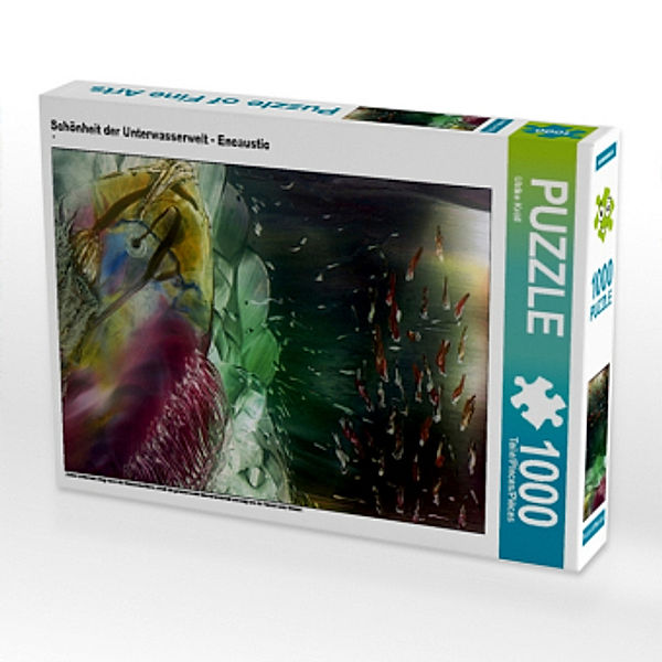 CALVENDO Puzzle Schönheit der Unterwasserwelt - Encaustic 1000 Teile Lege-Größe 48 x 64 cm Foto-Puzzle Bild von Ulrike K, Calvendo