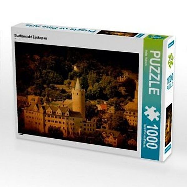 CALVENDO Puzzle Stadtansicht Zschopau 1000 Teile Lege-Größe 64 x 48 cm Foto-Puzzle Bild von Heike Hultsch, Calvendo