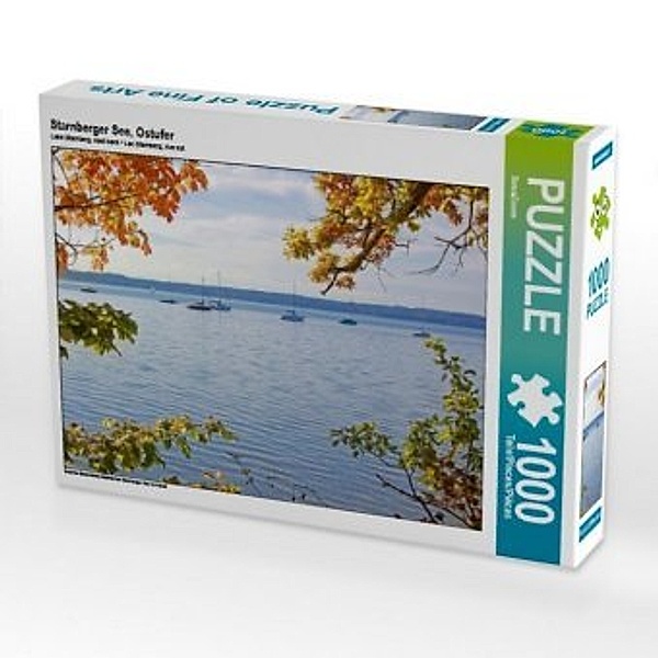 CALVENDO Puzzle Starnberger See, Ostufer 1000 Teile Lege-Größe 64 x 48 cm Foto-Puzzle Bild von SusaZoom, Calvendo