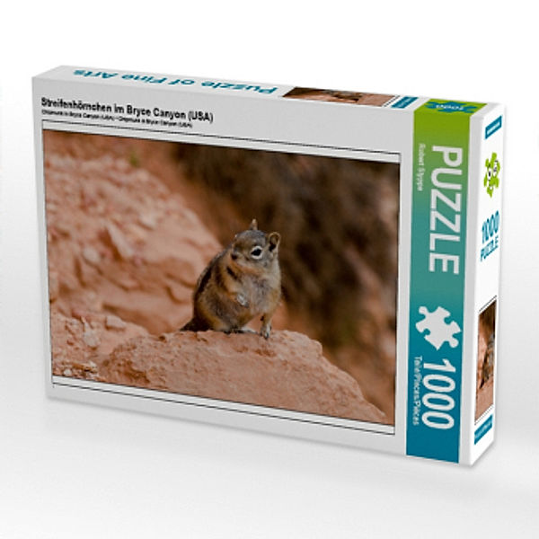 CALVENDO Puzzle Streifenhörnchen im Bryce Canyon (USA) 1000 Teile Lege-Größe 64 x 48 cm Foto-Puzzle Bild von Robert Styp, Calvendo
