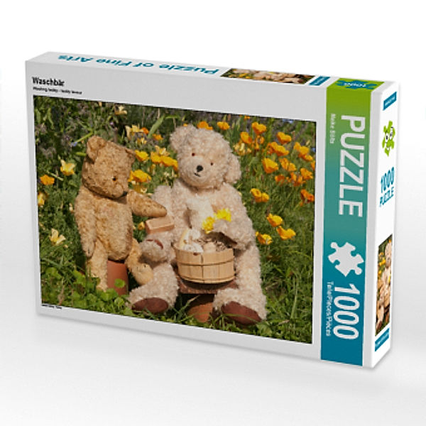 CALVENDO Puzzle Waschbär 1000 Teile Lege-Größe 64 x 48 cm Foto-Puzzle Bild von Meike Bölts, Calvendo