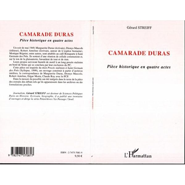Camarade Duras / Hors-collection, Streiff Gerard