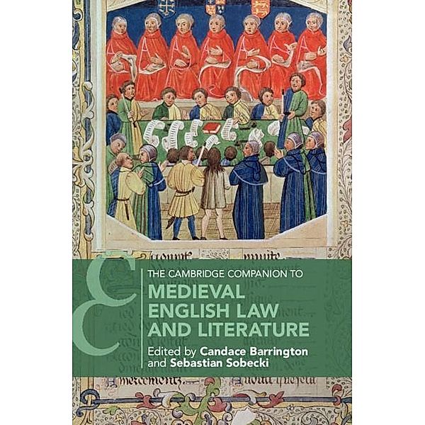 Cambridge Companion to Medieval English Law and Literature / Cambridge Companions to Literature