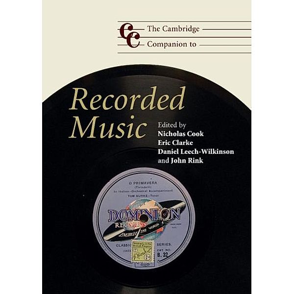 Cambridge Companion to Recorded Music