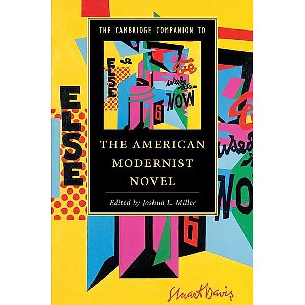 Cambridge Companion to the American Modernist Novel / Cambridge Companions to Literature
