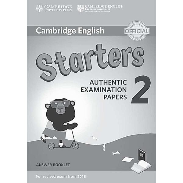 Cambridge English / Cambridge English Young Learners Test Starters 2, Answer Booklet