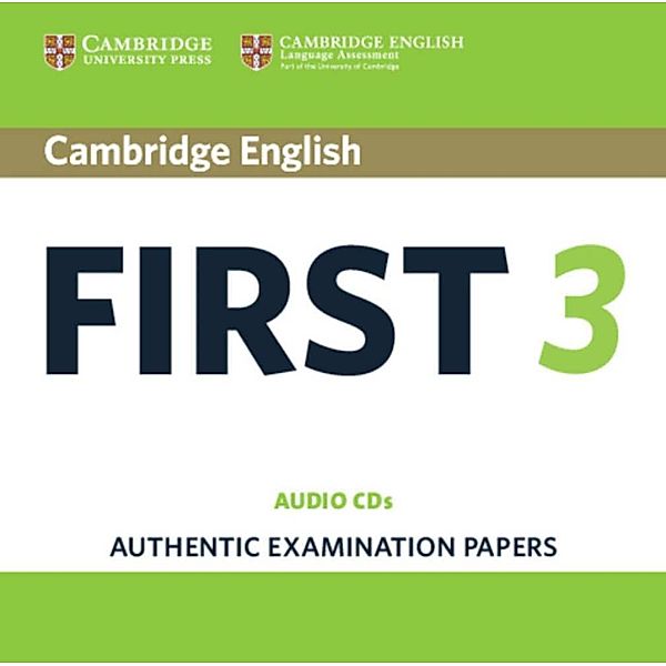 Cambridge English First 3 - Cambridge English First 3 - 3 Audio-CDs