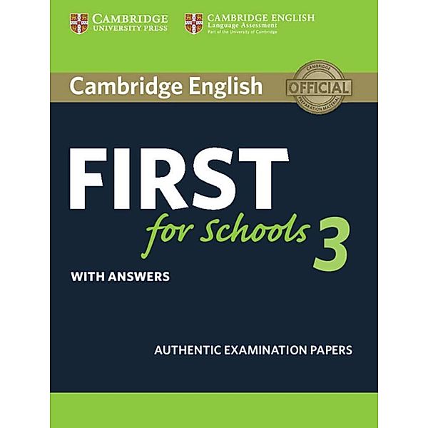 Cambridge English First for Schools 3 / Student's Book with answers
