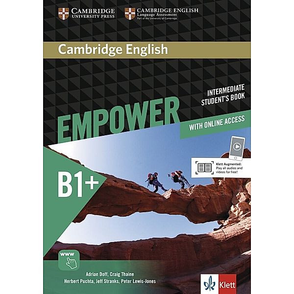 Cambridge English / Intermediate Student's Book B1+ and assessment package, personalised practice, online workbook & online teacher support