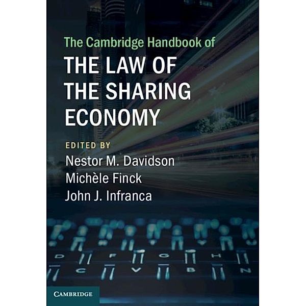 Cambridge Handbook of the Law of the Sharing Economy, John J. Infranca