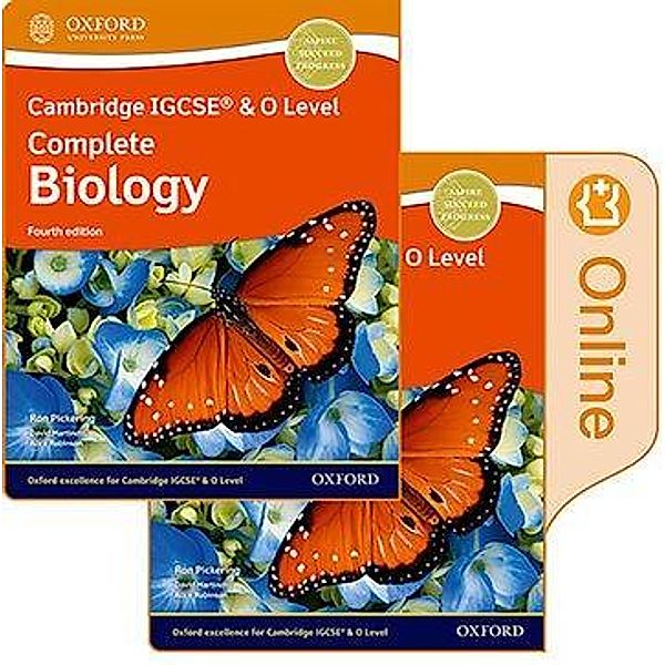 Cambridge IGCSE & O Level Complete Biology: Print and Enhanced Online Student Book Pack Fourth Edition, Ron Pickering