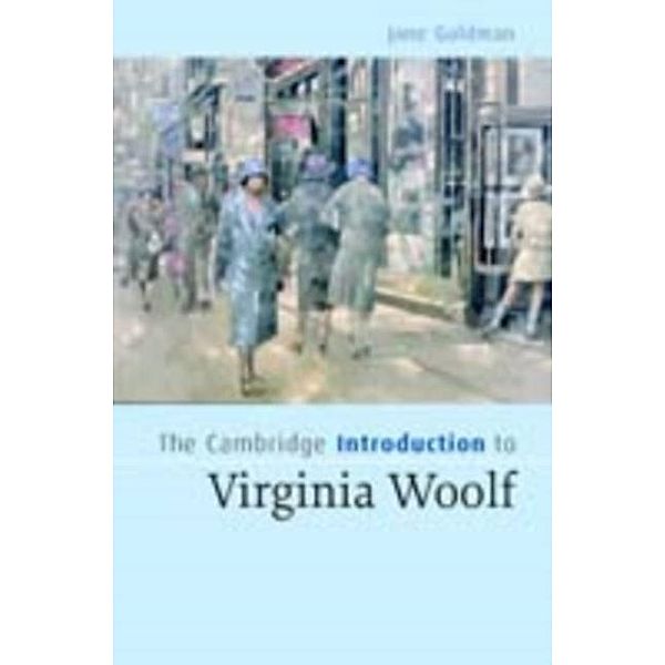 Cambridge Introduction to Virginia Woolf, Jane Goldman