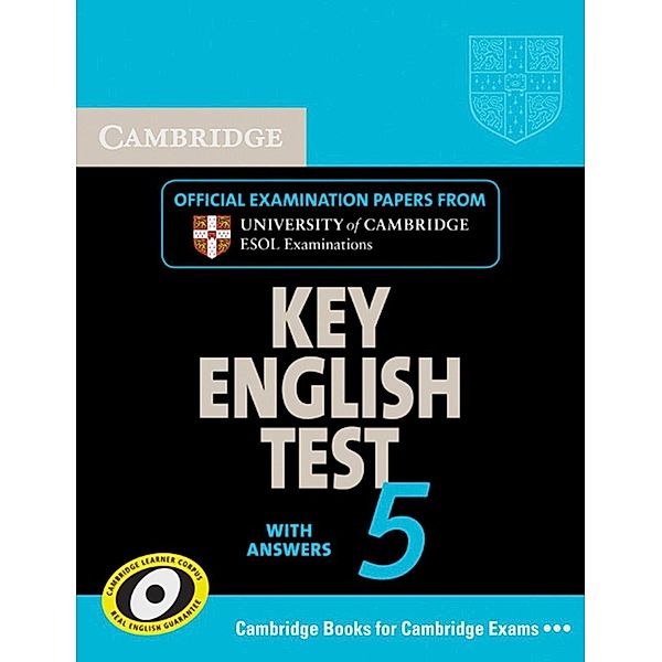 Cambridge Key English Test (KET): Vol.5 Student's book with answers + Audio-CD