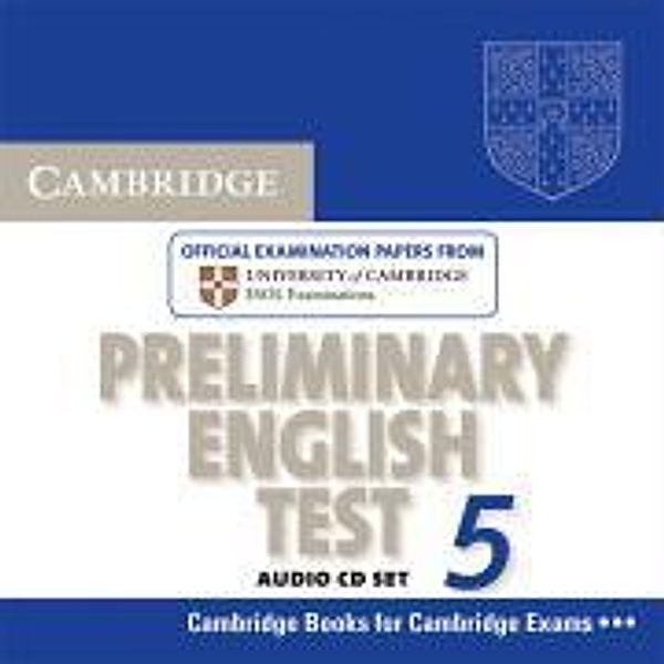 Cambridge Preliminary English Test, New Edition: Vol.5 2 Audio-CDs