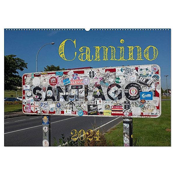 Camino 2024 (Wandkalender 2024 DIN A2 quer), CALVENDO Monatskalender, Raik Behr