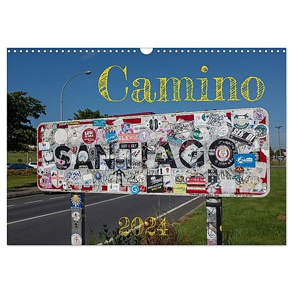 Camino 2024 (Wandkalender 2024 DIN A3 quer), CALVENDO Monatskalender, Raik Behr