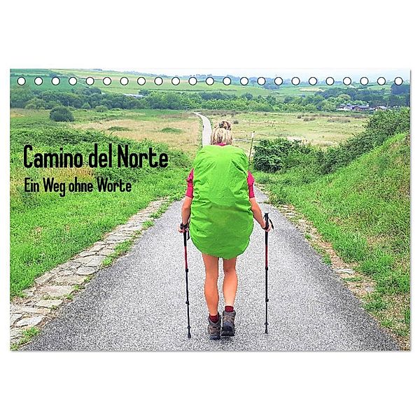 Camino del Norte - Ein Weg ohne Worte (Tischkalender 2024 DIN A5 quer), CALVENDO Monatskalender, Maren Giesecke