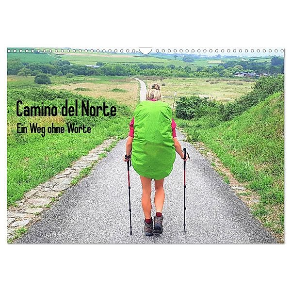 Camino del Norte - Ein Weg ohne Worte (Wandkalender 2024 DIN A3 quer), CALVENDO Monatskalender, Maren Giesecke