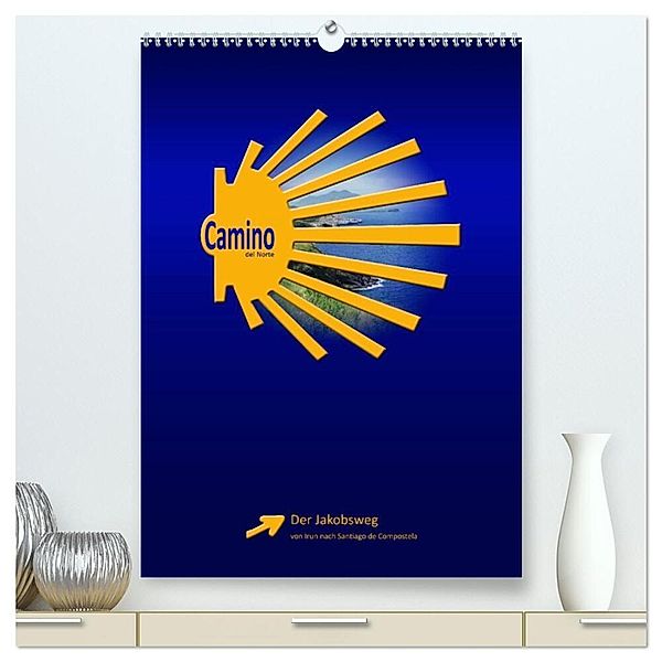 Camino del Norte (hochwertiger Premium Wandkalender 2024 DIN A2 hoch), Kunstdruck in Hochglanz, Stefan Vossemer