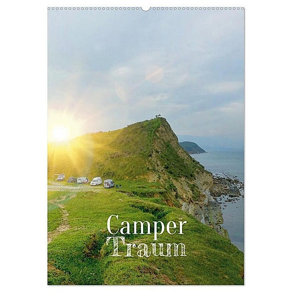 Camper Traum (Wandkalender 2024 DIN A2 hoch), CALVENDO Monatskalender, Susanne Flachmann