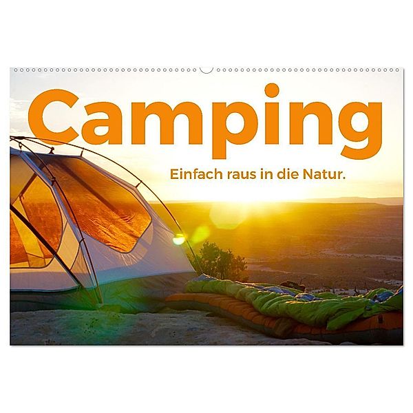 Camping - Einfach raus in die Natur! (Wandkalender 2024 DIN A2 quer), CALVENDO Monatskalender, M. Scott