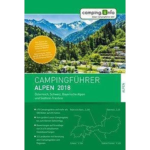 Campingführer Alpen 2018