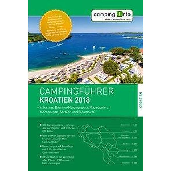 Campingführer Kroatien 2018