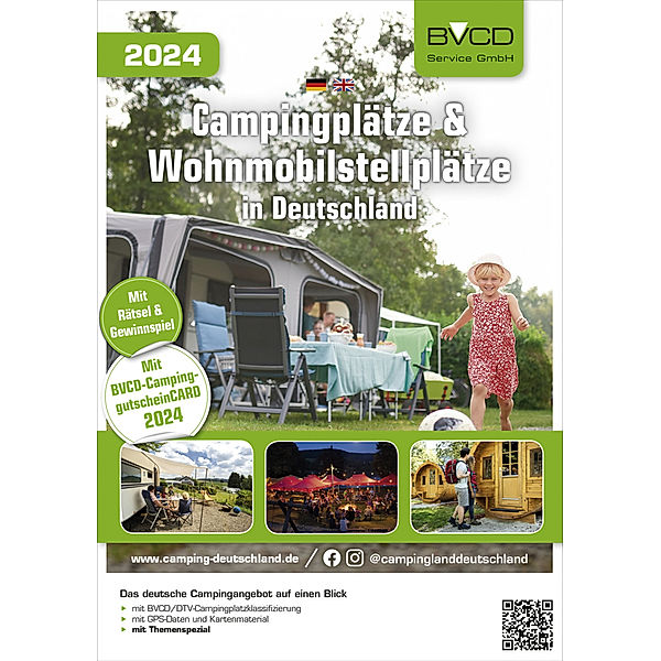 Campingplätze und Wohnmobilstellplätze in Deutschland 2024