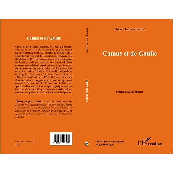 CAMUS ET DE GAULLE / Hors-collection, Collectif